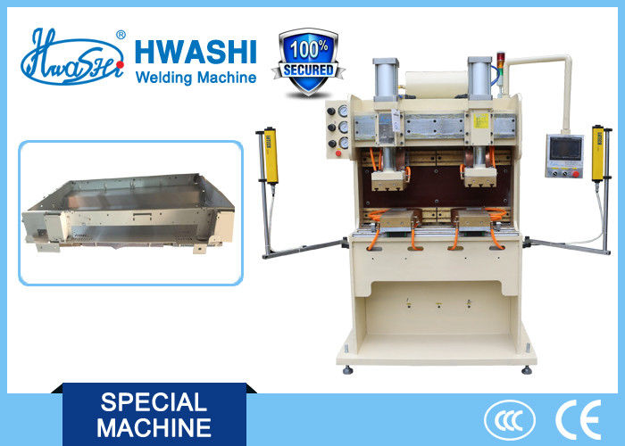 Electrical Welding Machine , Steel Printer Box Welder with Double Work Position