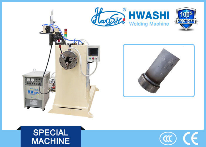 Hwashi CNC MIG Welding Machine , TIG Seam Welding Machine For Round Tube / Air Filiter