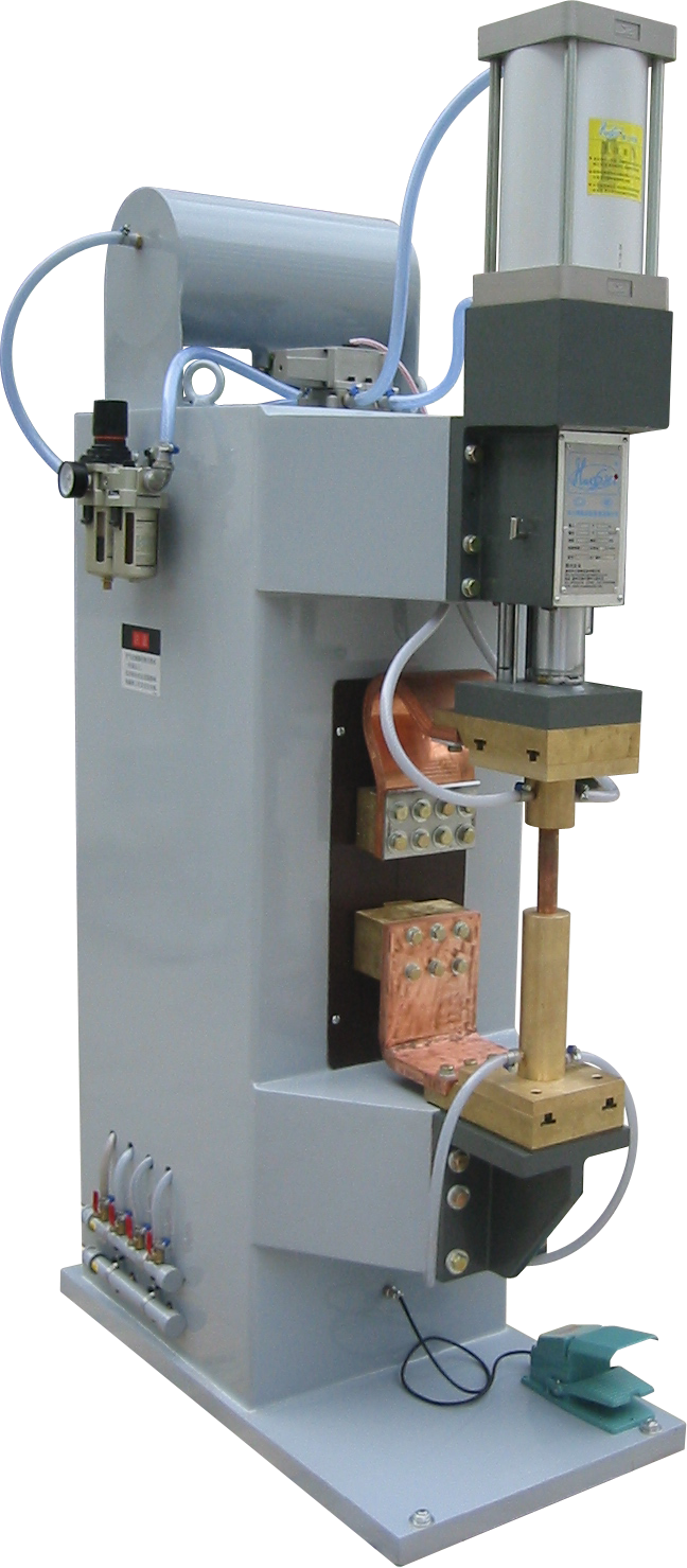 Pot Base Pneumatic Resistance Spot Welding Machine , Water Cooling Spot