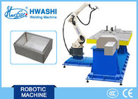 Stainless Steel Metal Box Corner Industrial Welding Robots / TIG Welding Machine