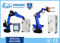 Six Axis TIG MIG Industrial Welding Robots 1400mm Moving Radius