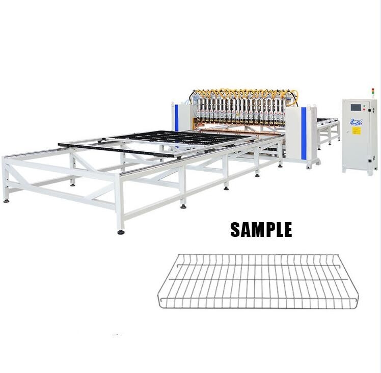 Hwashi Automatic Electric Welded Wire Mesh Making Machine For Wire Shelf Wire basket