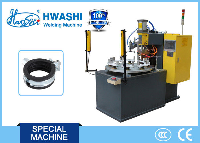 Galvanized Steel Pipe Clamp Automatic Welding Machine with Rotary Table