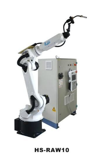 Metal Plate Robot Arm 6 Axis Robotic Spot Welding Machine With Servo Motor
