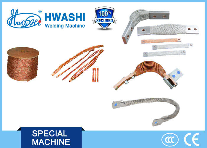 Copper Braided Wire Welding Machine Automatic Cutting Equipment 50KW Input Power
