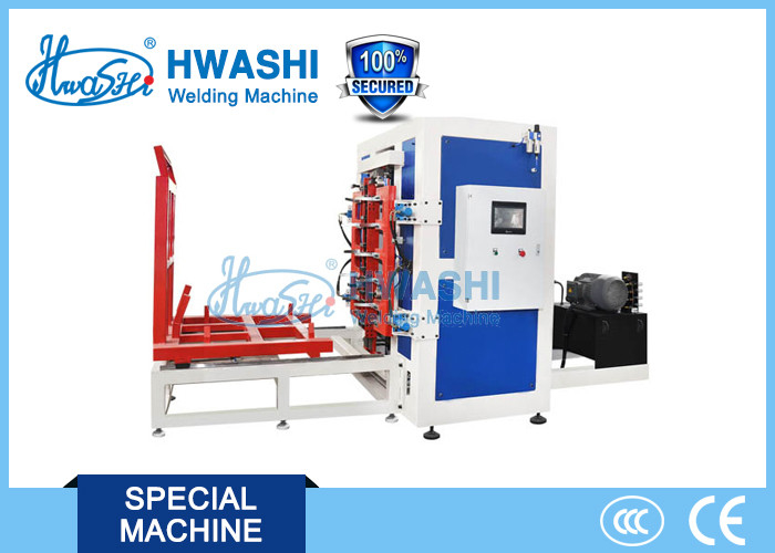 Hwashi IBC Cage Frame Locking Machine For Intermediate Bulk Container Production Line