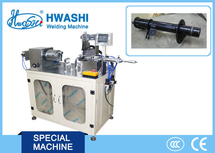 Electric Box Automatic Welding Machine Hwashi Stainless Steel With Auto Rotaty Feeder