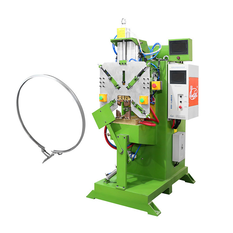 ISO DC Spot Welding Machine Automatic 2 Electrode For Hoop