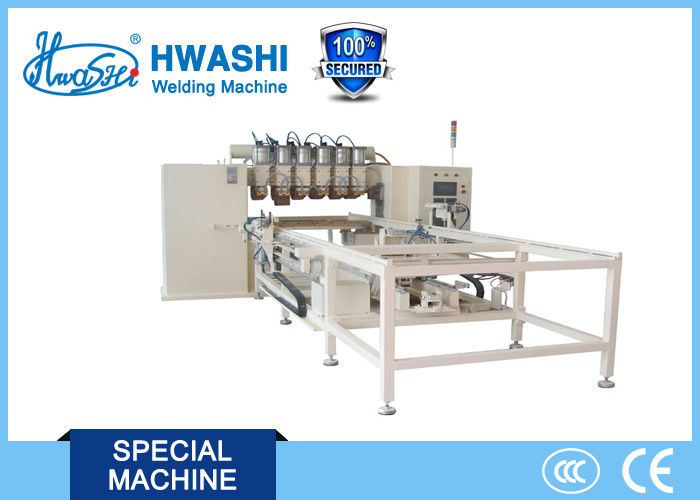 Chinese Hwashi Best Price Welded Wire Mesh Machine , Multi-point Wire Rack / Wire Shelf Welding Machine