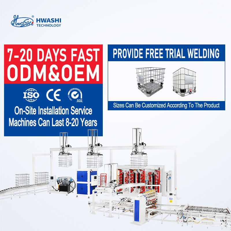 IBC Tank Cage Frame Production Line Full Automatic IBC Cage Frame Welding Machine