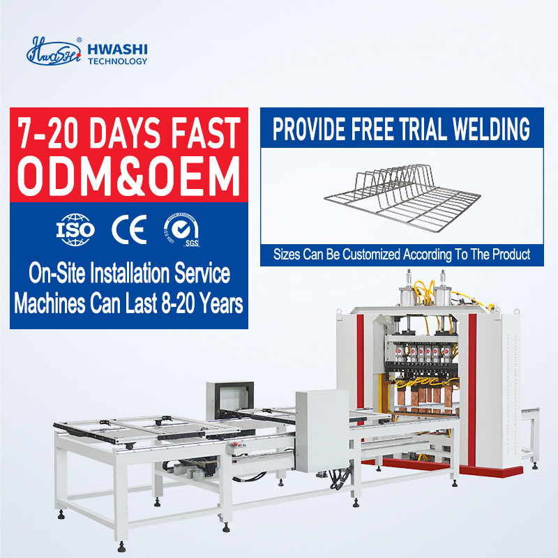 Hwashi Wire Mesh Welding Machine For Animal Cages, Automatic Fast Metal Mesh Spot Welder
