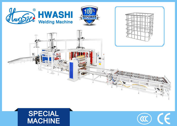 Hwashi IBC Totes Complete Production Line Blow Molding And Frame Forming Machine