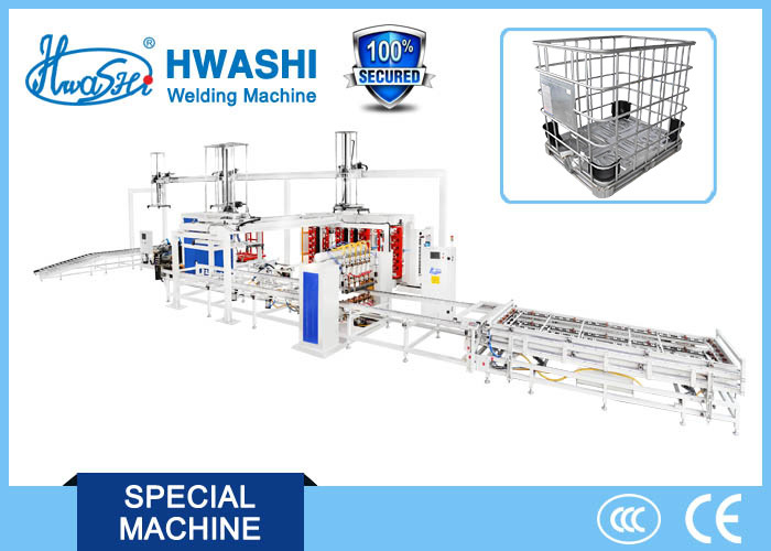 Factory IBC Grid IBC Cage Frame Welding Machine Bulk Container Automatic Production Line