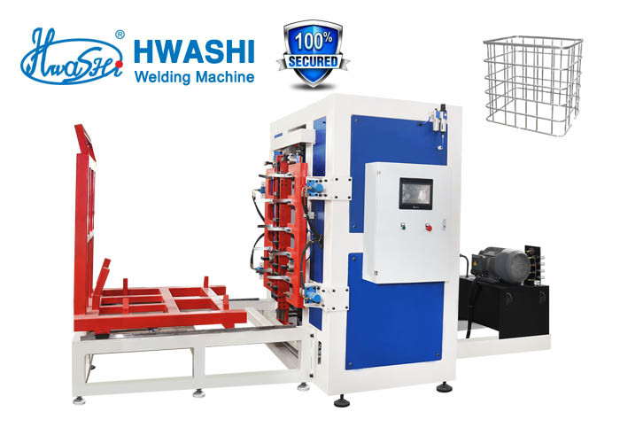 Hwashi Sheet metal clinching machine ibc metal grid machine PLC control ibc tank welding machine