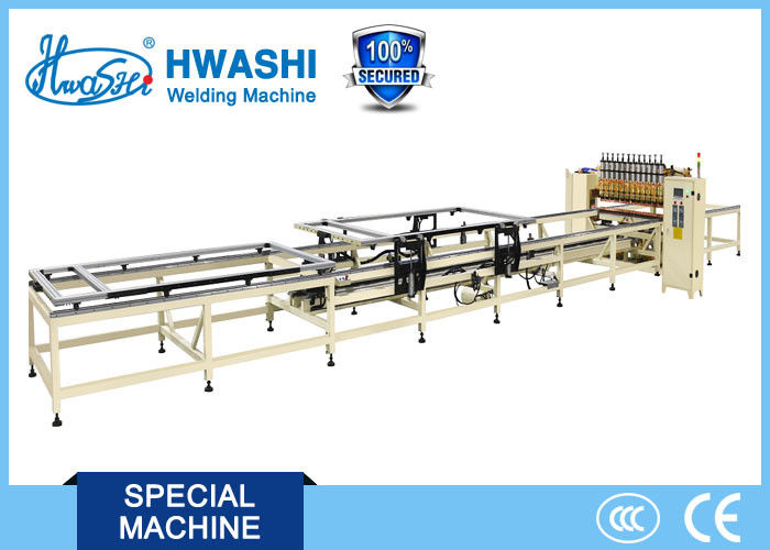 Automatic Supermarket Shelf Wire Mesh Welding Machine, Multiple-Point Spot Welding Machine