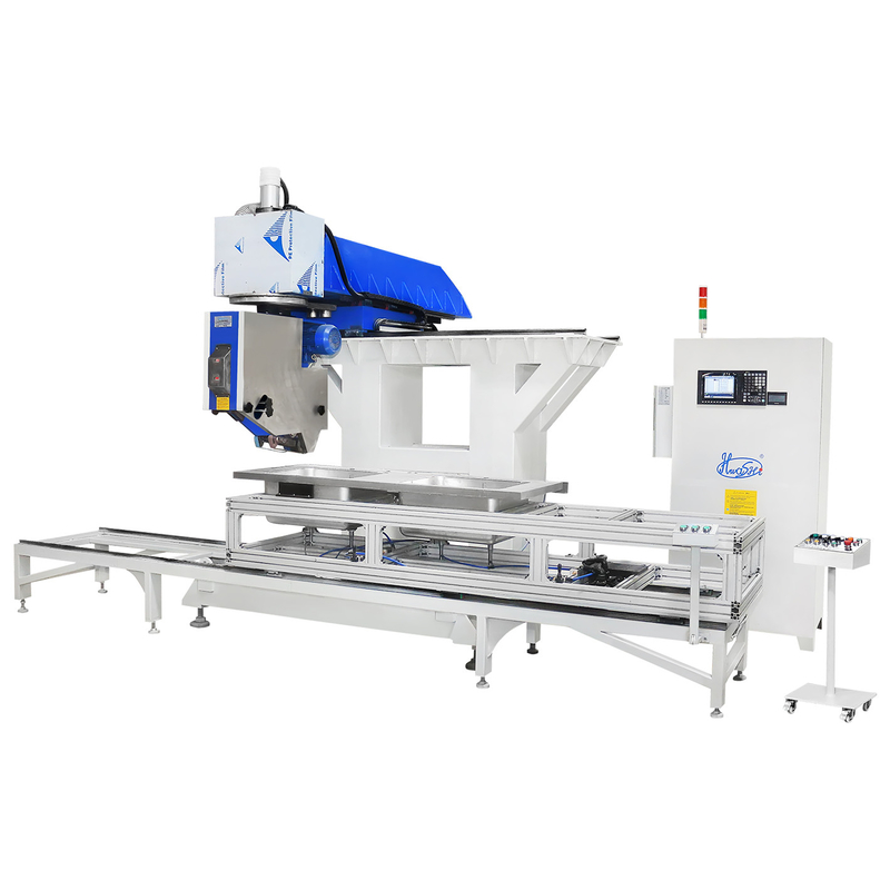 HWASHI Stainless Steel Sink R Corner Sink Automatic Polishing Machine 1m3/h Gas Consumption