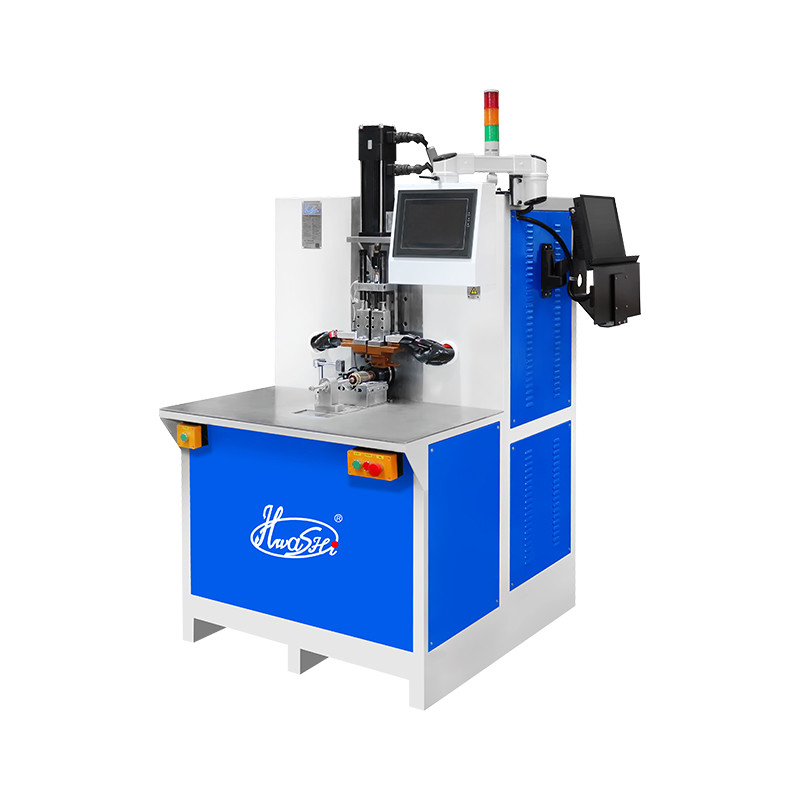 HWASHI Automatic Efficient Armature Commutator Motor Terminal Copper Wire Multi-Spot Welding Machine