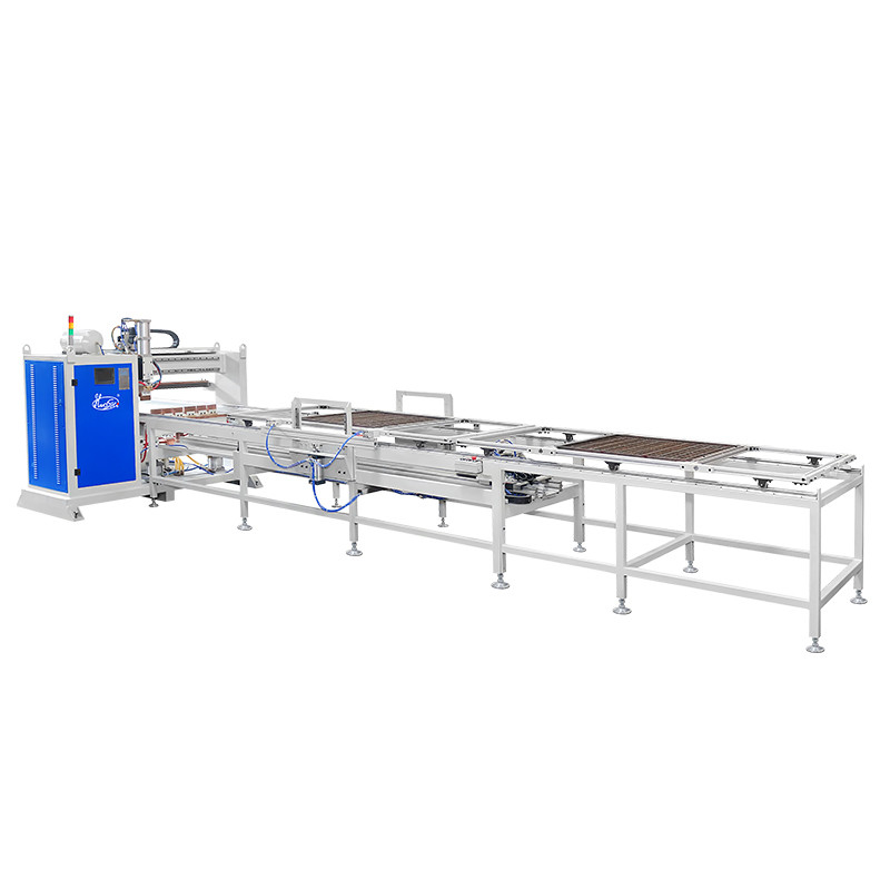 HWASHI Welding Equipment Automatic Gantry Style Multi Head Spot Row Welding Machine For Wire Mesh Hot Product Provided 2 - 8 Mm