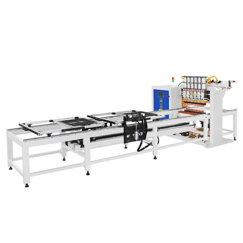 HWASHI Welding Equipment Automatic Gantry Style Multi Head Spot Row Welding Machine For Wire Mesh Hot Product Provided 2 - 8 Mm