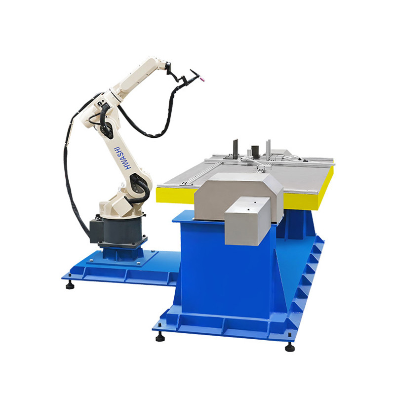 Industrial Robotic Arm Weld Machine 6 Axis Automatic Aluminium Fuel Tank Mig Welding Robots