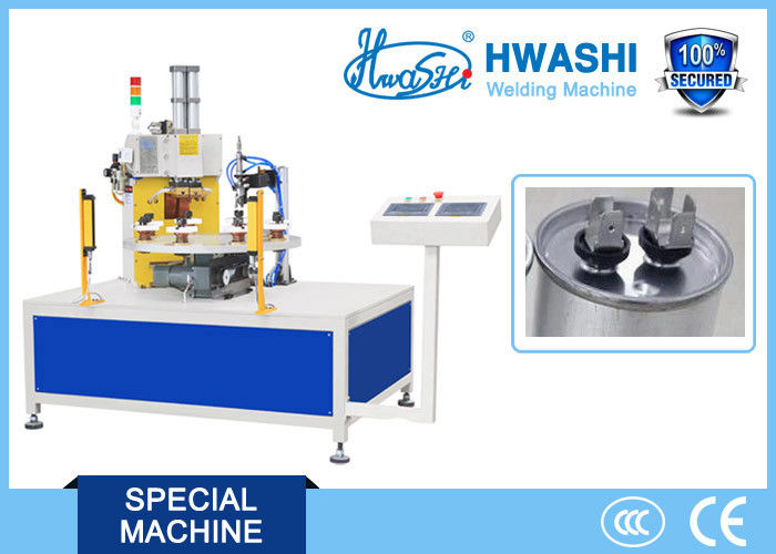 Rotary Table Type Automatic Spot Welding Machine for Motor Run Capacitor Top Case