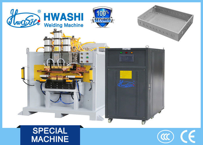Three Head Capacitor Discharge Spot Welding Machine for Stainless Steel Cabinet Box