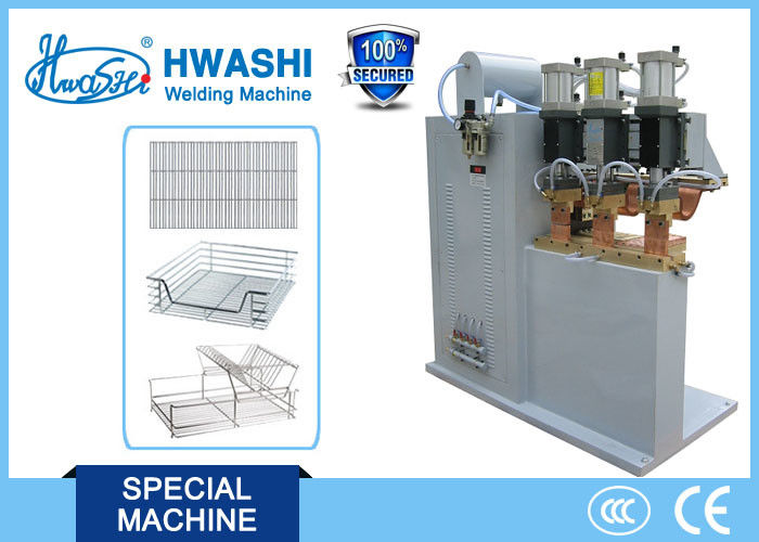 Multiple Heads Wire Welding Machine 150KW 50mm Adjustment Distance HWASHI WL-SQ-150K