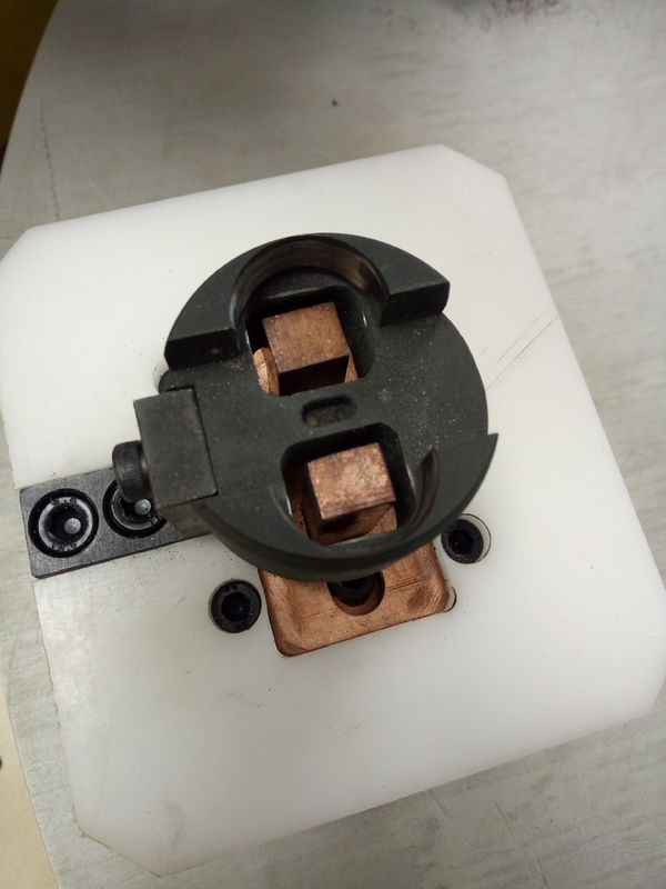 Motor Run Capacitor Dual Head Spot Welder , Capacitor Cover Plate Welding Mahine