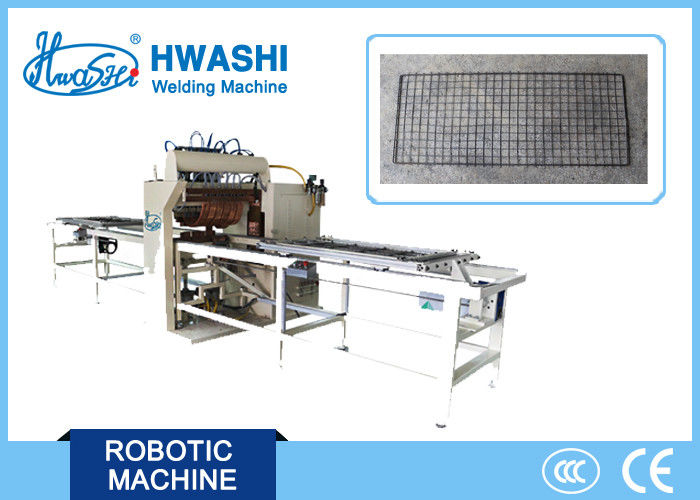 Five Head Iron Wire Rack / Shelf Pneumatic Spot Welding Machine , DC Steel Wire Welder