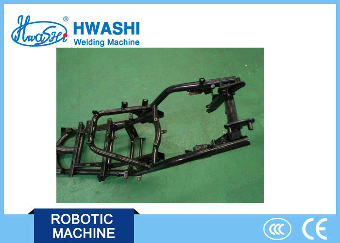 Motor Cycle Frame Automatic Welding Robot , Metal Frame Industrial Robot MIG Welding Machine
