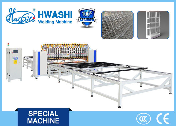 Automatic Wire Fence / Wire Mesh Shelving Spot Welding Machine for 3mx3m Mesh