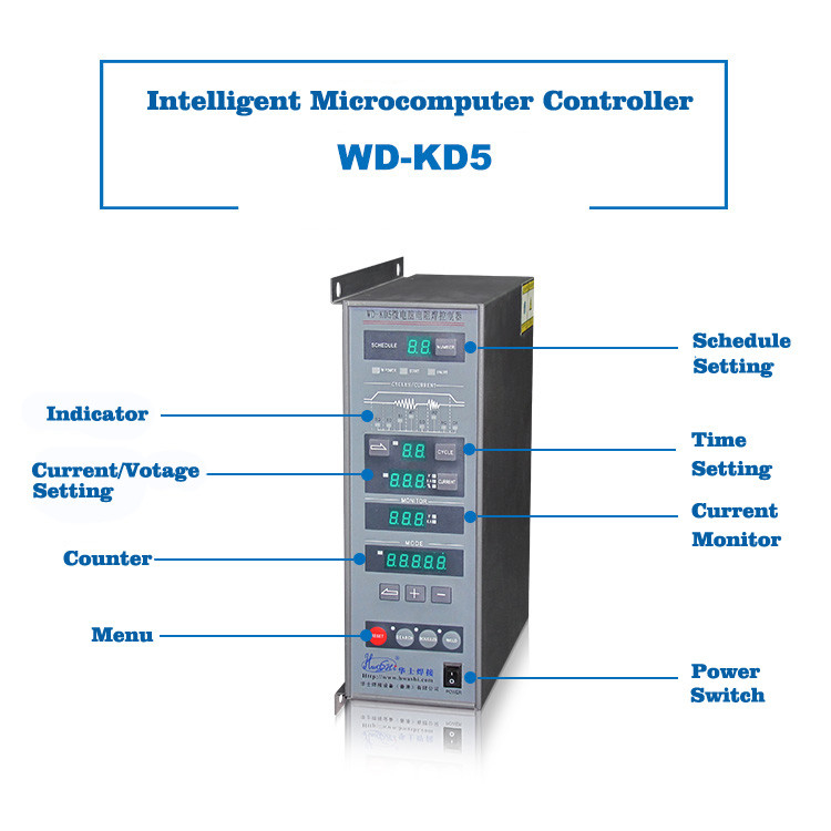 Intelligent Touch Screen Pneumatic Spot Welding Machine For Thicker Copper Plate Or Belt