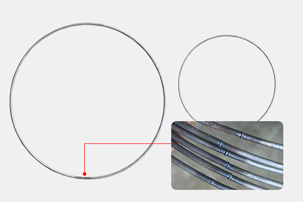 Three Sections Butt Welding System Uses 220V to Weld 0.8-1.2mm Make into a circular installation
