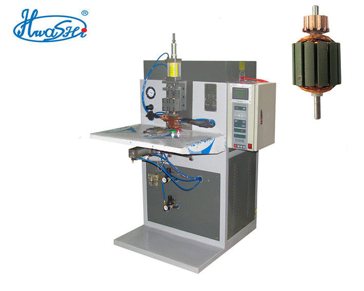 Commutator Multi - Point Motor Rator Auto Welding Machine 25KVA Rated Capacity