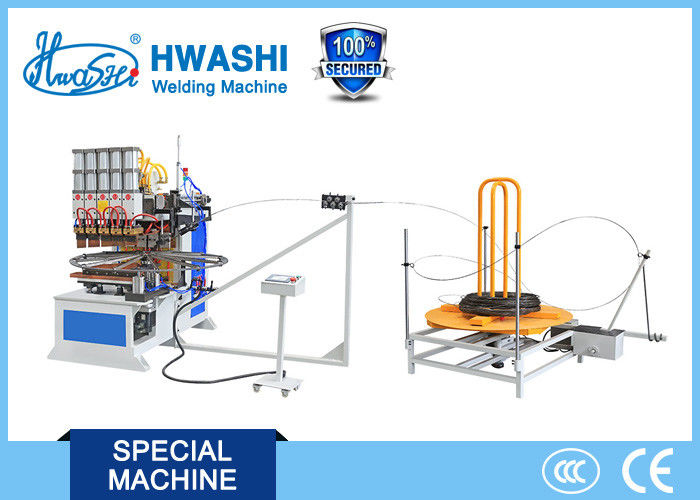 HWASHI Automatic Welding Machine 100KVA Wire Spiral Fan Guard Spot Applicatio