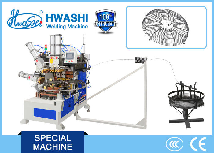Spiral Wire Looping Automatic Welding Machine For Industrial Fan Guard Mesh