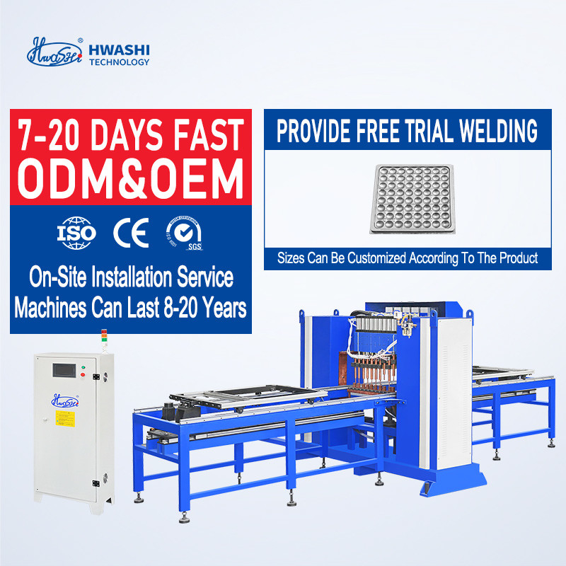 Hwashi Security Stainless Sheet Door Plate Multi-point Automatic Mobile Type Spot Welding Machine