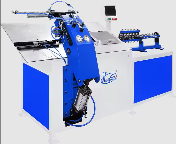 HWASHI CNC 3 Axis 2D Wire Welding Bending Machine PLC Hydraulic Bending Type