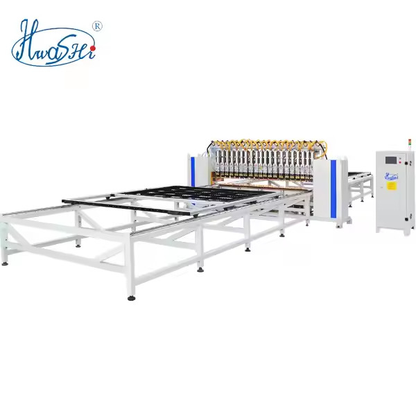HWASHI Best Price Automatic Wire Mesh Panel Welding Machine , Dishwasher Wire Rack/Wire Shelf Spot Welding Machine