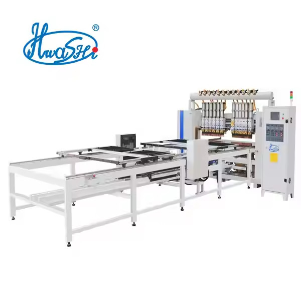 HWASHI Best Price Automatic Wire Mesh Panel Welding Machine , Dishwasher Wire Rack/Wire Shelf Spot Welding Machine