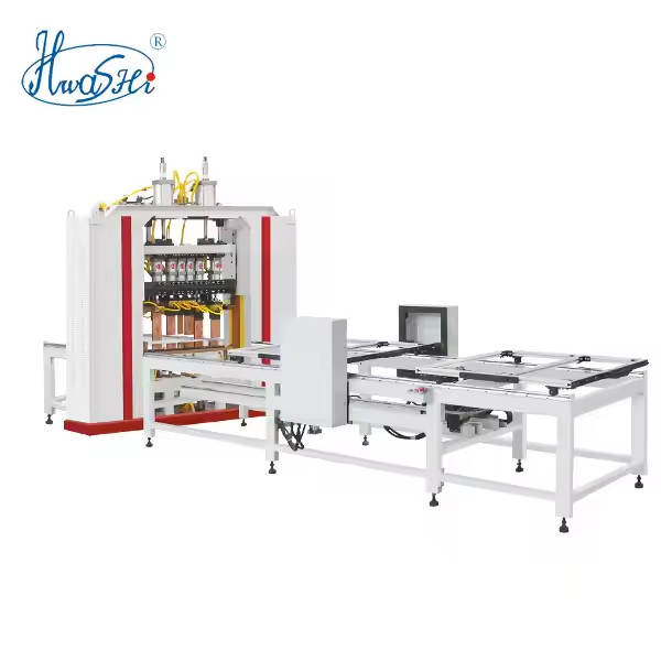 HWASHI Best Price Automatic Wire Mesh Panel Welding Machine , Dishwasher Wire Rack/Wire Shelf Spot Welding Machine