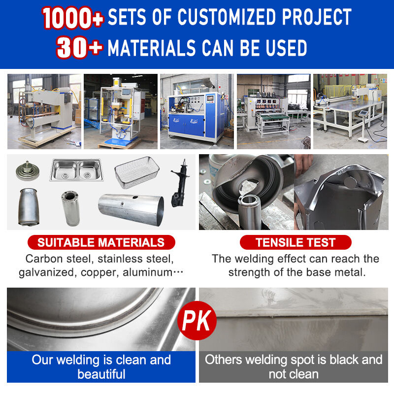 Hwashi Automatic Seam Welder for High-Strength Joints with Adjustable Welding Wheel Speed and 360° Rotational Capability