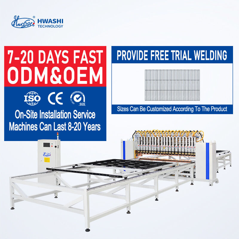 WWM-2200 Automatic Wire Mesh Welding Machine 2200mm Welding Width 4-8mm Wire Guardrail Mesh Labor Saving