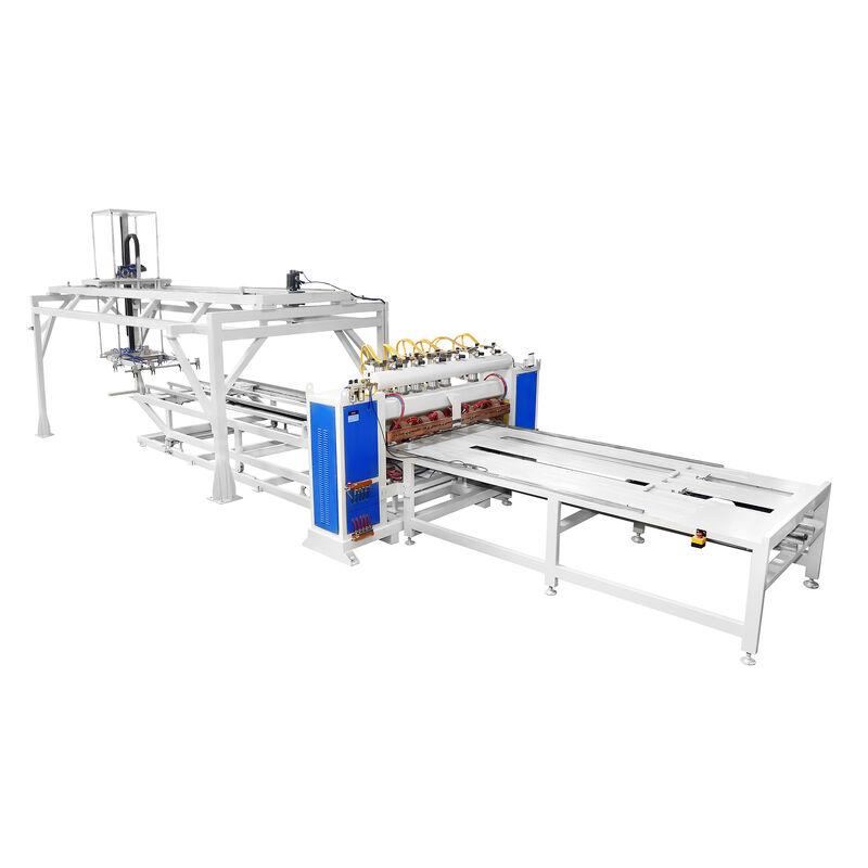Automated High-Speed Condenser Welding Machine with Adjustable Effective Width 600-1000mm and MF DC Transformer for Wire Tube Condenser Production Line