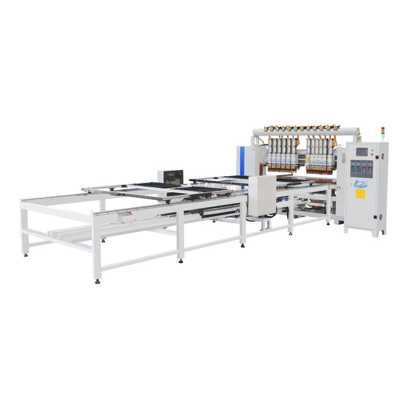 Automated High-Speed Condenser Welding Machine with Adjustable Effective Width 600-1000mm and MF DC Transformer for Wire Tube Condenser Production Line