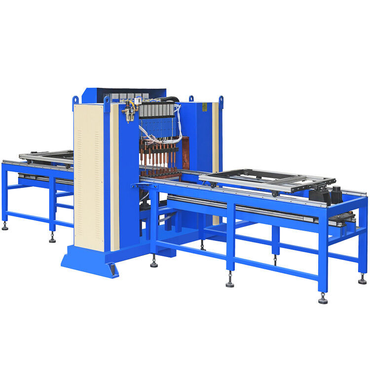 Hwashi AT-MF25K Gantry Multi-Spot Welder with MFDC Inverter Power Supply Servo-Driven Feeding and Adjustable Electrode Spacing for Sheet Metal Stiffeners