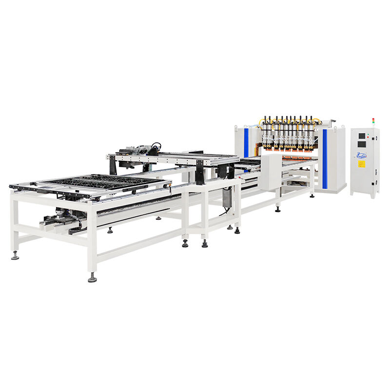 Automated High-Speed Condenser Welding Machine with Adjustable Effective Width 600-1000mm and MF DC Transformer for Wire Tube Condenser Production Line