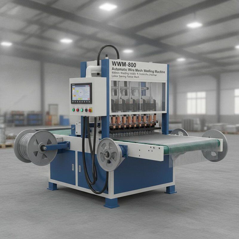 WWM-800 Automatic Wire Mesh Welding Machine 800mm Welding Width 1.5-3mm Wire Diameter Labor Saving Fence Mesh