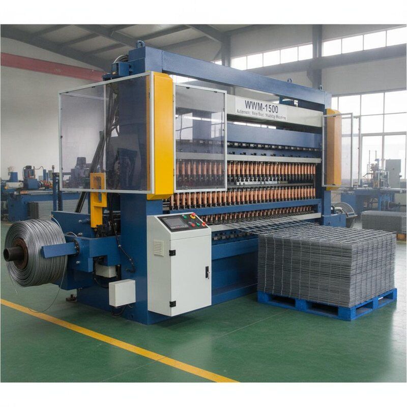 WWM-1500 Automatic Wire Mesh Welding Machine 1500mm Welding Width 3-6mm Wire Diameter Rebar Building Mesh