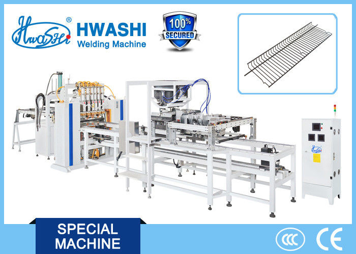 HWASHI Multi-point Spot Wire Mesh Welding Machine for Supermarket Shelf Welding